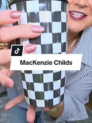 Obsessed🖤🤍@QVC, Inc #coffeecup #travelcup  #christmasgift #mackenziechilds #CapCut 