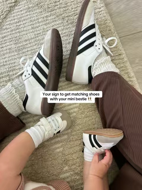 I can’t get over these !!! #BabyShoes #MommyAndMe #Matching #Mom #Baby 