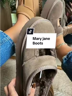 Vilanva platform Mary Jane boots are the warm shoes that make comfort look cute 🤎 #PlatformSlippers #MaryJaneShoes #FallShoes #TikTokShopBlackFriday #TiktokShopFallDealsForYou 