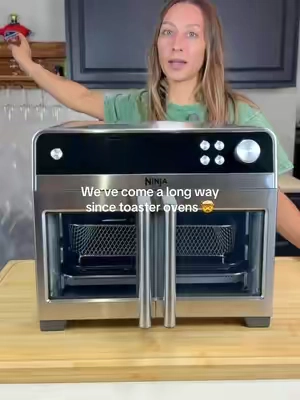 Holy cow ninja did it again..  10 in 1 multi cooker and the FRENCH DOORS 😮‍💨 #multicooker  #ninjaairfryoven  #toasteroven  #airfryer  #tiktokshopfalldealsforyou 