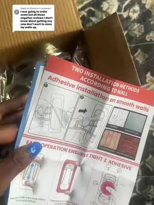 Replying to @Charlene i think i found the hack to keeping them up #curtainrodholder #curtain #hook #curtainrod #homedecor 
