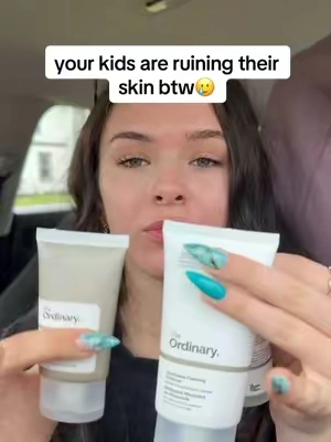 if your teen has retinol in their routine… no👎🏼😭 #theordinary #acnetreatment #teenacne #acne #skincareroutine 