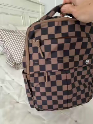 The cutest little backpack 🍂✨ This fall-coded Iris & Rainbow mini backpack is perfect for school, autumn outings, diaper bag, or carrying all their little essentials. The cozy fall-inspired pattern makes it an adorable seasonal accessory you will love carrying everywhere. #MiniBackpack #backpack #FallStyle #AutumnAccessories #irisandrainbow 