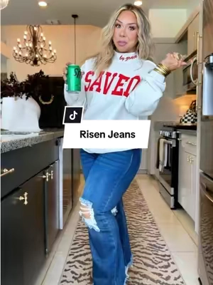 The way these hold in the tummy but still accentuate the booty 🍑Curvy girl jeans DONE RIGHT @Wild Oak Boutique #risenjeans #curvygirljeans #midsizeoutfits #tiktokshopstockup 
