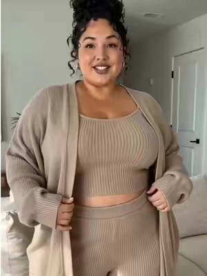 #tiktokshopusa #plussizetryon #comfortablefashion #tiktokfinds#Threepiece  