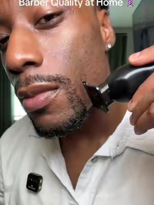 Clean lines at home without the barbershop wait 🔥 