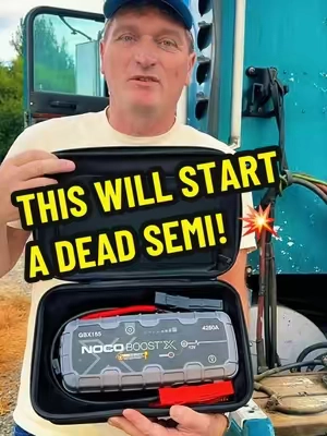 This thing will jump-start a SEMI with completely dead batteries. 🔋💪 And this case keeps my NOCO GBX155 protected, organized, and ready when I need it. #NOCO #JumpStarter #TruckinToby #tiktokshopfalldealsforyou #tiktokshopstockup @noco 