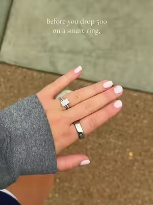 I wanted health tracking without another subscription… this was the one. 🤍 It’s lightweight, comfortable, and tracks all the stats I actually care about. #RingConn #RingConnGen2Air #SmartRing #HealthTracker #SleepTracker 