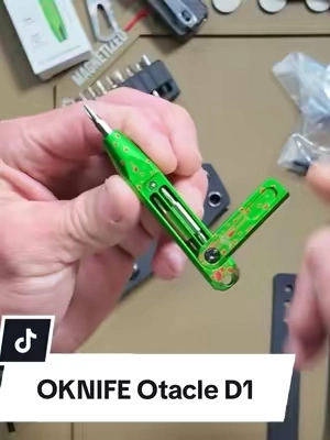 The OKNIFE Otacle D1 is a compact multi-bit pocket screwdriver that’s perfect for your everyday carry. Small, portable, and always ready when you need it.  #OKNIFE #OtacleD1 #EDC #EverydayCarry #EDCGear 