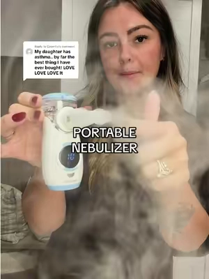 Replying to @Coorrtty the only way to tackle sick season with an asthma child 😩😷 #portablenebulizer #asthmarelief #sickseason #asthmaproblems #nebulizer 