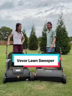 Yardwork this fall is going to be so much easier with a Lawn Sweeper #lawnsweeper #yardwork #lawncare #landscape #tiktokshopcreatorpicks 