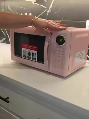 Hermoso microondas color rosa #microwave #microondas #kitchendecor #homedecor #tiktokshopstockup 