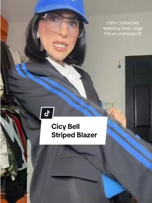 Cool Blazer Find 💙 @Cicy Bell shop #blazer #newarrivals #sohochic #elevatedbasics #outfitinspo 