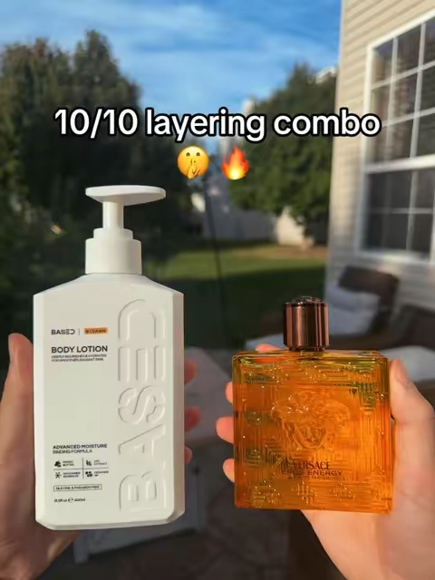Gatekeep ts niche layering combo 🤫  @BASED #BASEDpartner #bodylotion #versacheeros #fragrancetiktok #basedbodyworks 