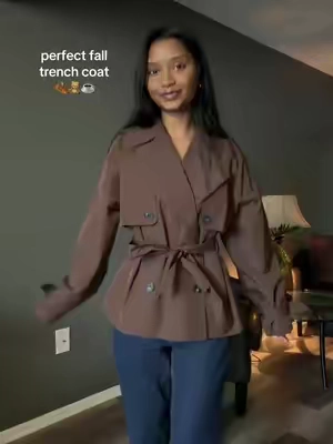 Size S! Colors are going fast @Katch Me Chic #katchmefashion #trenchcoat #falloutfitinspo 