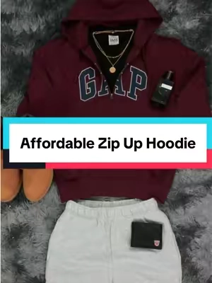 Tuff and affordable gap zip hoodie, they just restocked all colors above👆#gap #mensfashion #falloutfits #affordablefashion #zipuphoodie 