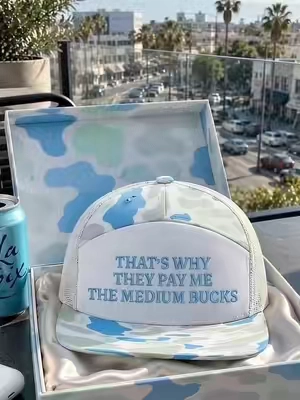 That's Why They Pay Me Embroidered Richardson 112 Trucker Hat #embroidered #richardson #hat #fyp 