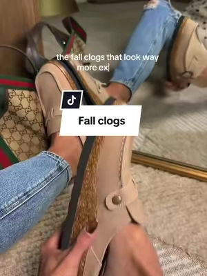 The Project Cloud Carline clogs give you that classic cork clog look with a buckle detail, memory foam insole, and water-resistant design. So good with jeans or leggings for fall. Ad #tiktokshopcreatorpicks #TiktokShopFallDealsForYou #ProjectCloud #FallClogs #FallShoes 