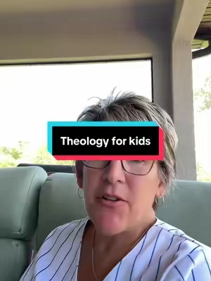 Theology for kids. @Claire Monroe Books #theology #chistiantiktok #christianparenting 