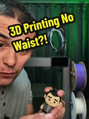 3D Printing doesn't have waist anymore! #3d #DIY #3dprinting #craft #tiktokshopfalldealsforyou 