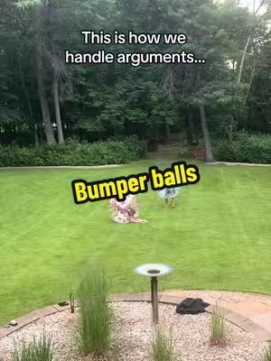 How we take our anger out on each other… #bumperballs #vevor #summerfun 
