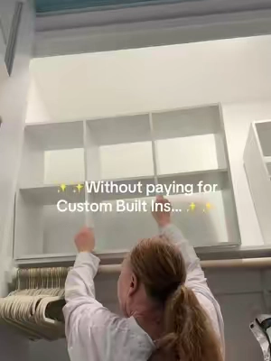Best thing I did to my closet! #cubestorage #closetorganization #closetbuiltins #customcloset #customclosets 