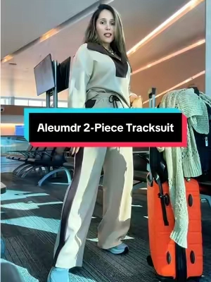 Comodidad pero con estilo 🤎✨ Este set de 2 piezas tiene ese look relajado y coqueto que puedes usar para viajar, hacer diligencias o simplemente andar cómoda sin verte desarreglada. Me encanta el contraste de colores y el pantalón de pierna ancha 😍 #TwoPieceSet #ComfyStyle #OutfitInspo #falloutfits #tiktokshopstockup 