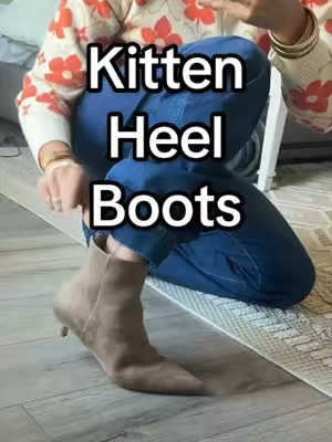 Finally some booties for the taller girlies! #womensshoes #womensboots #kittenheel #fallsshoes 