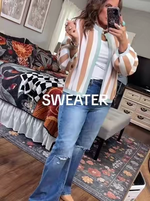 In love with this designer inspired cardigan! #OOTD #fashion #affordablefashion #midsize 