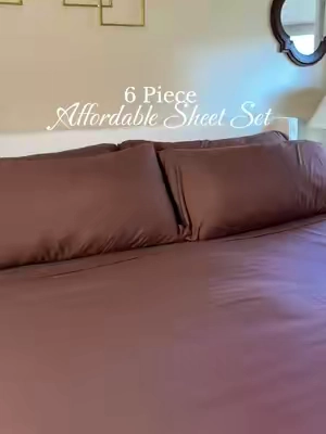 An affordable sheet set that’s cooling, soft, & high quality. I LOVE them! 🥹@CGK Linens #sheetset #sheets #qualitybedding #bedding 
