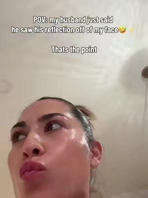 My husband just said he saw his reflection off of my face. Umm sir thats the point ✨😝 #skincare #pdrn #pdrnpinkcollagen #volumemultibalmstick #collage 