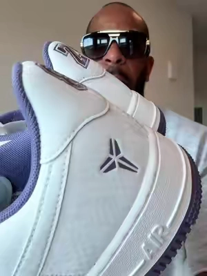 Kobe Bryant Air Force 1 #kobebryant #airforce1 #tiktokshopfalldealsforyou #nikeairforce1 #mambaforever 