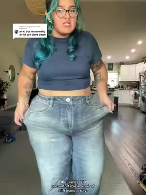 Replying to @natgutierrezzzz  #halarajeans #plussizejeans #cottonjeans 