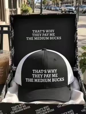 That's Why They Pay Me Embroidered Richardson 112 Trucker Hat #embroidered #richardson #hat #fyp 