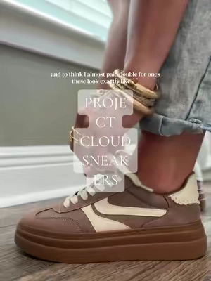 Sooo cute and perfect sneakers for fall!  #projectcloud #sneakers #shoes 