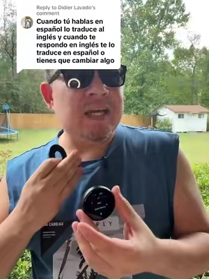 Replying to @Didier Lavado AI Translator Badge 🤖🌎 Habla en español y traduce al inglés; cuando te responden en inglés, entiende la conversación en español. Traducción de voz en ambos idiomas, diseño magnético y manos libres. #traductoringlesespañol #traductorportatil #aitranslator #traductorinteligente #tiktokshopstockup 
