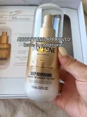 @Abbey Yung just dropped her NEW leave in spray with @Pantene #abbeyyung #abbeyyungmethod #pantene #panteneleaveinconditioner 