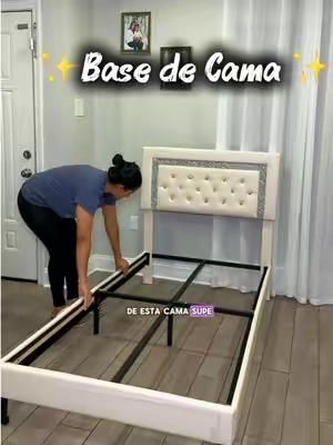 La base de cama más bonita y económico que vas a encontrar hoy de un material de excelente calidad #bedframe #bedroommakeover #tiktokshopfalldealsforyou #tiktokshopcreatorpick #tiktokshopstockup @HOMBCK 