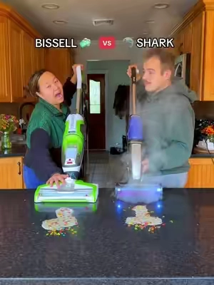 What’s the better top-rated vacuummop? Bissell or Shark? #vacuummop #vacmop #floorcleaning #steamcleaning #sharksteampickup 