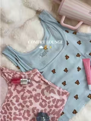 It feels like buttah☁️🧸 @Comfrt #comfrt #comfrttanktop #comfrtcroppedtank #basics #loungewear 