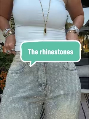 Stunning!!!! Wearing a small 135-140lbs 5’8 1/2. Size down. Love them @AKIRA #bling #jeans #newyearsoutfit #rhinestonejeans 