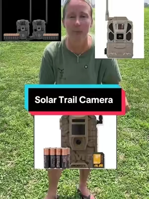 Solar trail camera for deer hunting #trailcam #trailcamera #deerhunter #deerseason #huntingtiktok 