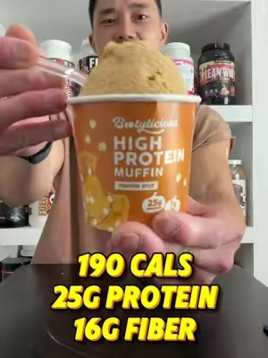 Pumpkin Spice Protein Muffin @Bootylicious Muffins  #proteinmuffin #highfiber 