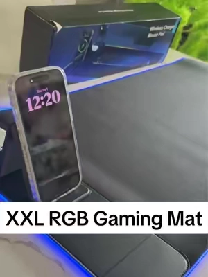 This RGB gaming mat is so nice and the perfect gift for any teens that are serious about gaming. #GamingSetup ##gamingmat##rgb##TikTokShopBlackFriay##tiktokshopfalldealsforyou