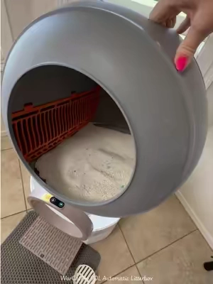 A stress free Automatic Litterbox that works for large cats and multi cat households!  WarCatPro 90L Automatic Litterbox  #automaticlitterbox #selfcleaninglitterbox #catlitterbox #catessentials  #tiktokshopcreatorpicks 