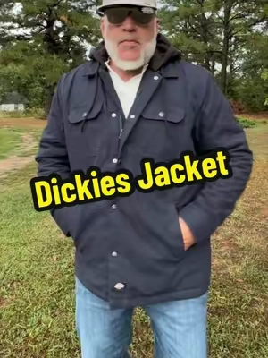 Dickies Men's Insulated Duck Hooded Button-Up Shirt Jacket ##dickies ##winterjacket ##workwearstyle ##WorkHardStyleHarder ##TikTokShopFallDealsForYou