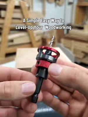 4pc. Adjustable Countersink Drill Bit Set 👍 Level-Up your woodworking, carpentry, and DIY skills. #woodworking #carpentry #DIY #drillbits #tiktokshop 