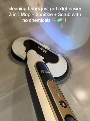 i had no idea that this machine existed that can mop scrub and sanitize my floors in a single path #sharksteamandscrub #floormop #steamcleaning #cleaning #shark 