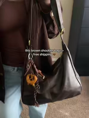 #shoulderbag #bag #brownbag #fashionfinds #tiktokshopcreatorpicks 