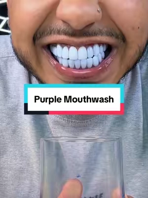 Now we can just mouthwash & whiten our teeth at the same time 🙌🏽  #drdent #purplemouthwash #teethwhitening #whiteningmouthwash #whiteningstrips